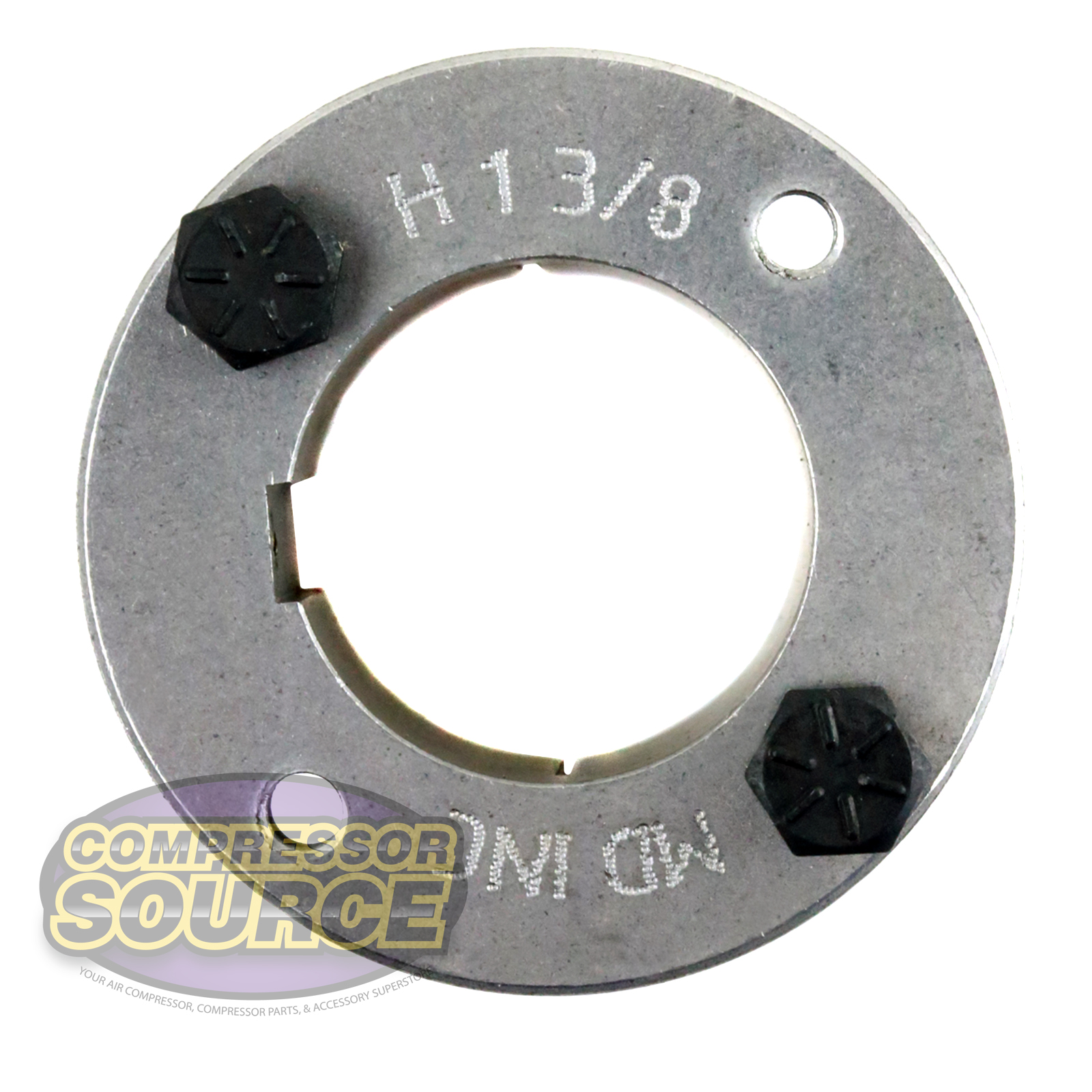 13/8" Bore H style Steel Sheave / Pulley Bushing Split Taper For Keyed